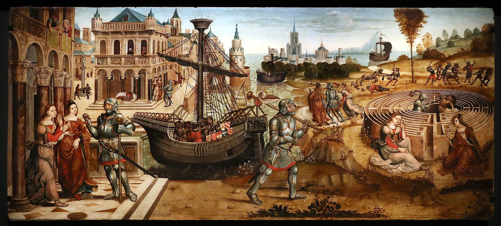 Рис. 1. Maestro di Tavarnelle. Theseus and the Minotaur (1510-1515)