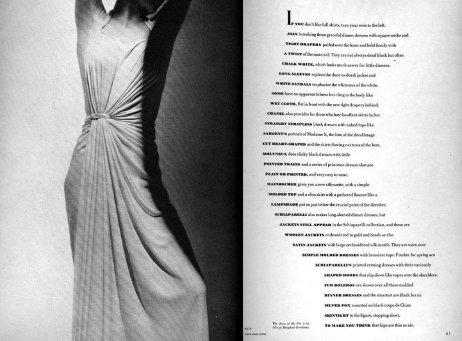 Harper’s Bazaar. Фотография Джорджа Хойнингена-Гюне. 1938