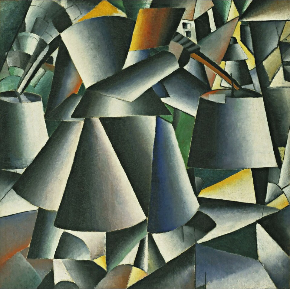 Казимир Малевич Женщина с яйцами 1912